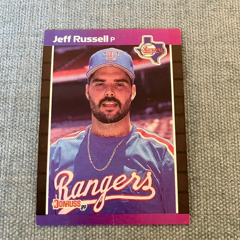 1989 Donruss Texas Rangers Baseball Card Trading Card